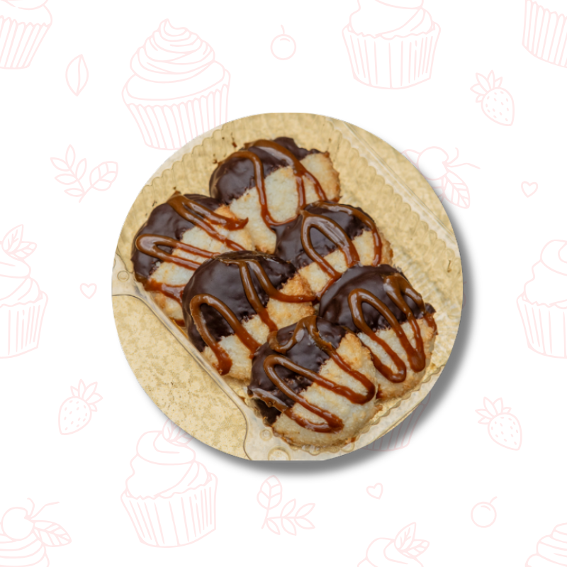 The Decadent Dipped Macaroon – Dual Macaroons Chocolate Dipped