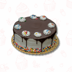 Elegant Decadence with a European Twist - 8 inch Belgian Choc Drip