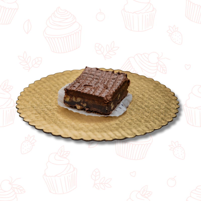 The Nutty Fudge Brownie -Chocolate Walnut Brownie