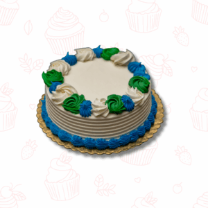 Classic Elegance Cake - 8 inch vanilla buttercream