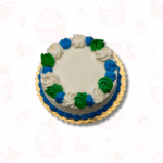 Classic Elegance Cake – 8 inch vanilla buttercream