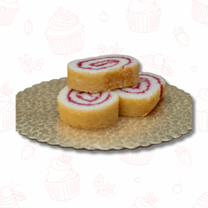 The Swirled Raspberry Rolls - Raspberry Roll